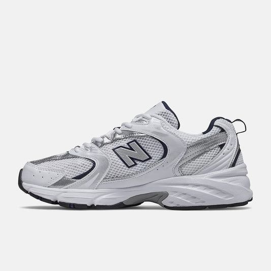 New Balance 530 White Silver Navy